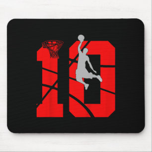 Kinder 10 Jahre alt 10. Bysketbyll Geburtstagspart Mousepad