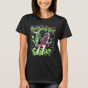 Kinder 11. Geburtstag Rosa und Grün 11 Jahre alt T-Shirt