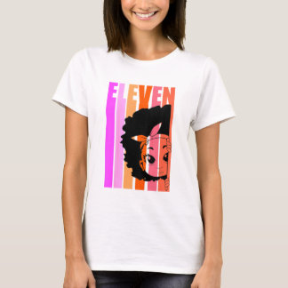 Kinder 11 heute Black Girl Queen Retro 11. Afro Ha T-Shirt