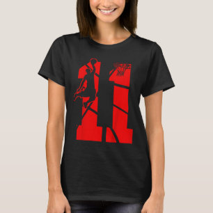 Kinder 11 Jahre alt 11. Basketball Geburtstagspart T-Shirt
