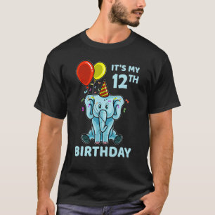Kinder 12. Geburtstag Elefant Es ist mein 12. Gebu T-Shirt