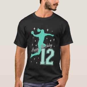 Kinder 12. Geburtstag Handball spielen Mädchen T-Shirt