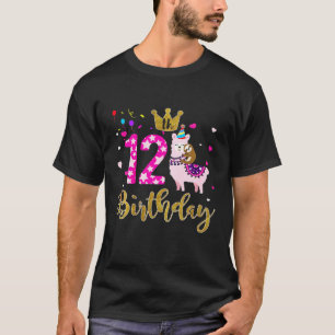 Kinder 12 Jahre alt und lammernd lustig 12. Geburt T-Shirt