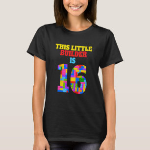 Kinder 16. Geburtstag 16 Jahre alter Bauer Boy Gir T-Shirt