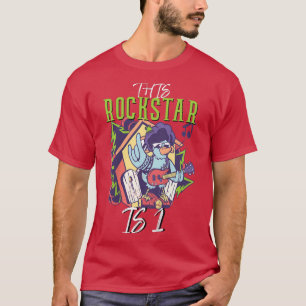 Kinder 1 Geburtstag Der Geburtstag Jungs Rockstar T-Shirt