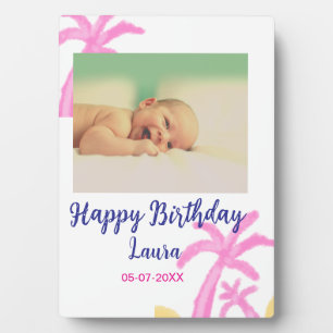 Kinder 1 Geburtstag hinzufügen Name Datum hinzufüg Fotoplatte