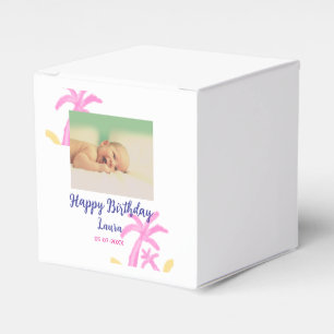 Kinder 1 Geburtstag hinzufügen Name Datum hinzufüg Geschenkschachtel