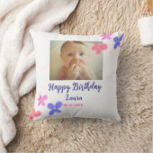 Kinder 1 Geburtstag hinzufügen Name Datum hinzufüg Kissen (Decke)