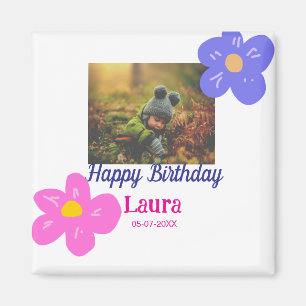 Kinder 1 Geburtstag hinzufügen Name Datum hinzufüg Magnet