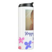 Kinder 1 Geburtstag hinzufügen Name Datum hinzufüg Thermosbecher (Nach links gedreht)