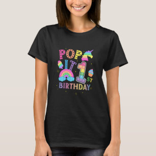 Kinder 1 Geburtstag Pop 1 Jahr Popping Party für G T-Shirt