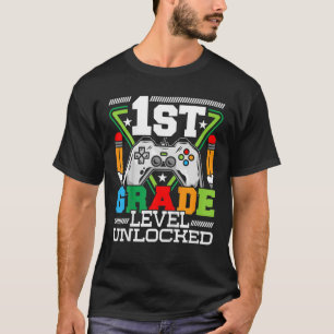 Kinder 1. Klasse ungesperrt Erster Schultag T-Shirt