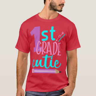 Kinder 1. Klasse zurück zur Schule 3. Klasse 1 T-Shirt