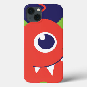 Kinder 1 mit Augen Alien Orangenpackung Case-Mate iPhone Hülle
