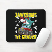 Kinder 1er Klasse Monster Truck Dinosaur Megalodon Mousepad (Mit Mouse)