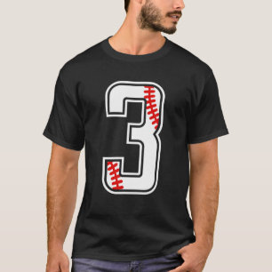 Kinder 2019 3Rd Geburtstag Baseball Jungen Kinder T-Shirt