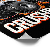 Kinder 2, die es zerquetschen Monster Truck Cool 2 Poster (Ecke)