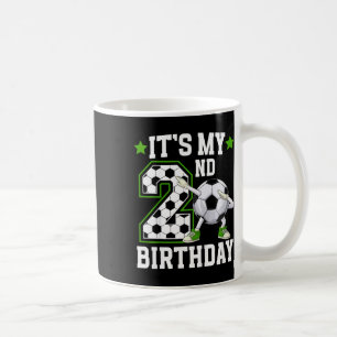 Kinder 2. Fußball-Geburtstagsfeier 2 Jahre alter F Kaffeetasse