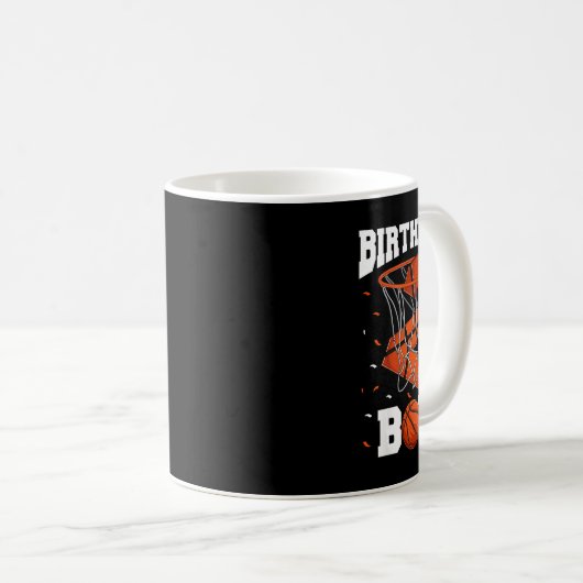Kinder 2 Geburtstag Basketball Kinder Kaffeetasse (VorderseiteRechts)