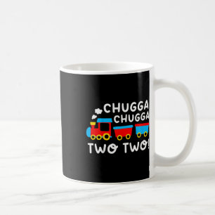 Kinder 2 Geburtstag Boy Train Chugga Chugga zwei z Kaffeetasse