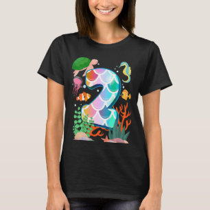 Kinder 2. Geburtstag Fisch Tetra Aquarium Unterwas T-Shirt