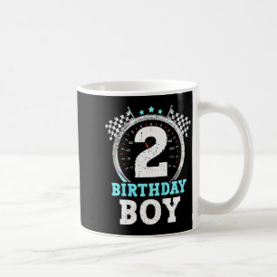 Kinder 2. Geburtstag Junge 2 zweite Rennwagen Gebu Kaffeetasse
