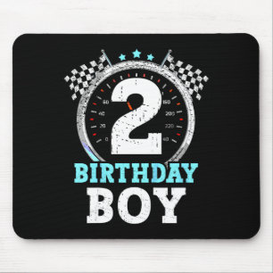 Kinder 2. Geburtstag Junge 2 zweites Rennen Auto G Mousepad