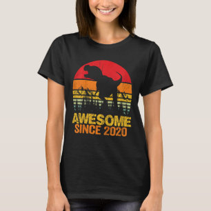 Kinder 2. Geburtstag Junge Dinosaurier Rex 2 Jahr T-Shirt