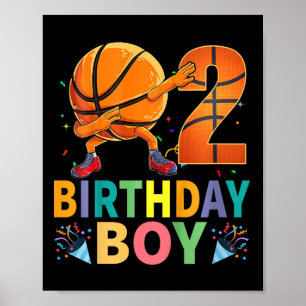 Kinder 2. Geburtstag Sketch, der 2 Jahre alte Kind Poster