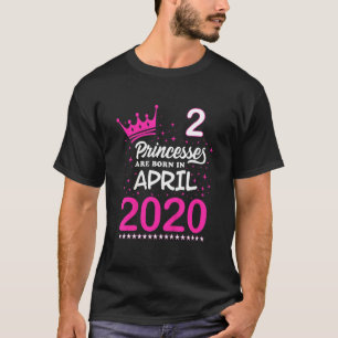 Kinder 2. Geburtstag T-Shirt Rosa Prinzessinnen Ge