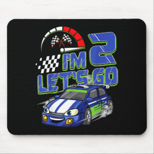 Kinder 2. Geburtstags-Rennwagen 2 Jahre alte Junge Mousepad