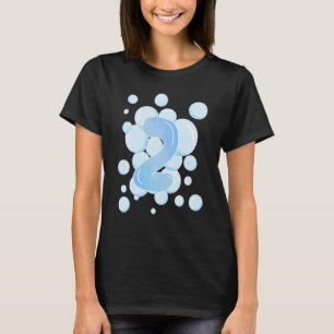Kinder 2 Geburtstagsblase Geburtstagsparty T-Shirt