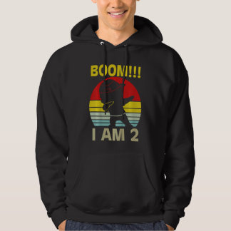 Kinder 2 Geburtstagskind 2 Jahre alt 2 Geburtstag  Hoodie