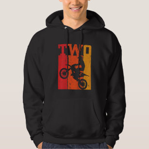 Kinder 2 Geburtstagskinder 2 Zwei dreckige Fahrräd Hoodie