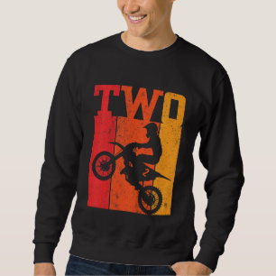 Kinder 2 Geburtstagskinder 2 Zwei dreckige Fahrräd Sweatshirt