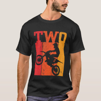 Kinder 2 Geburtstagskinder 2 Zwei dreckige Fahrräd T-Shirt