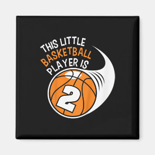 Kinder 2 Geburtstagskinder Basketball Sport 2 Jahr Magnet