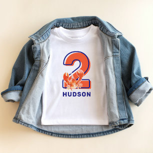 Kinder 2. Geburtstagslobster Gast der Ehre Baby T-shirt