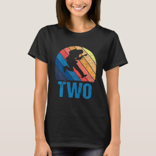 Kinder 2 Jahre alt 2 Geburtstag Boy Guitar Player  T-Shirt