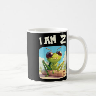 Kinder 2 Jahre alt 2 Geburtstag Grillen Junge Mädc Kaffeetasse