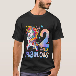 Kinder 2 Jahre alt Geschenke 2 und fabelhaft 2. Ge T-Shirt
