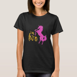 Kinder 2 Jahre alt ich bin zwei 2. Geburtstagskind T-Shirt