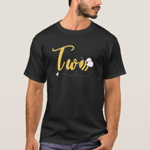 Kinder 2 Jahre alt Mädchen bekam 2. Geburtstag Kin T-Shirt