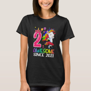 Kinder 2 Jahre Alte Geschenke Girls Teens Funny Un T-Shirt