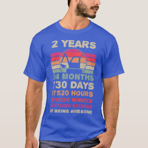 Kinder 2 Jahre alter Ecavator Bau 2. Geburtstag T-Shirt