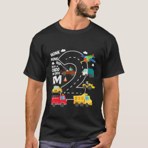 Kinder 2 Jahre alter Transport Geburtstag Junge 2. T-Shirt
