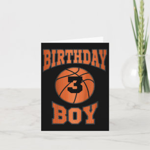 Kinder 3. 3. 3. Geburtstag glücklich Junge Jungen Karte