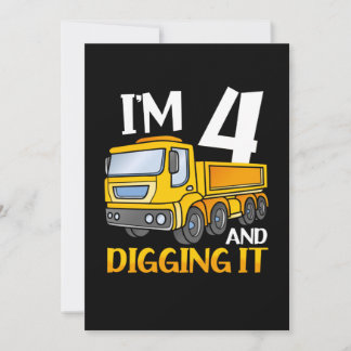 Kinder 3 4 Jahre 4 Jahre Baujunge 4 Jahre 4 Jahre Einladung