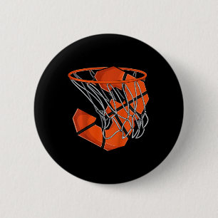 Kinder 3 Geburtstag Basketball Kinder Button