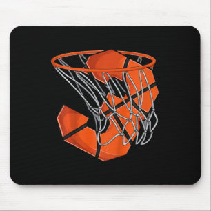 Kinder 3 Geburtstag Basketball Kinder Mousepad